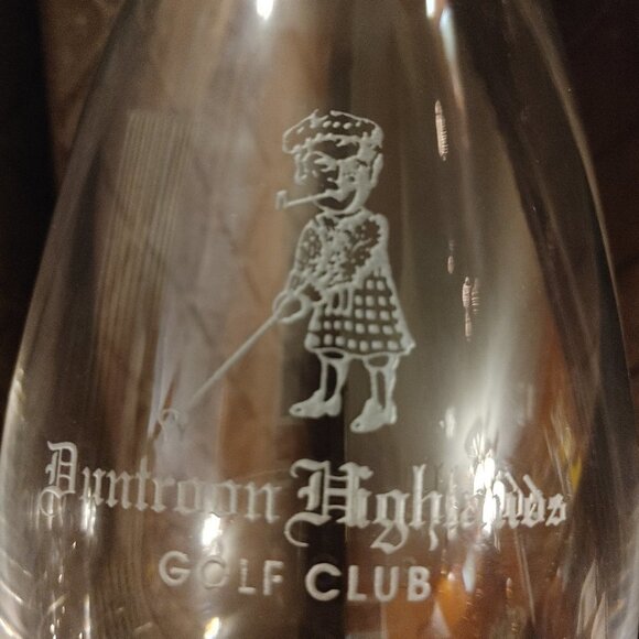 SLEEK DUNTROOM HIGHLANDS GOLF COURSE Decanter Tall - Picture 1 of 4